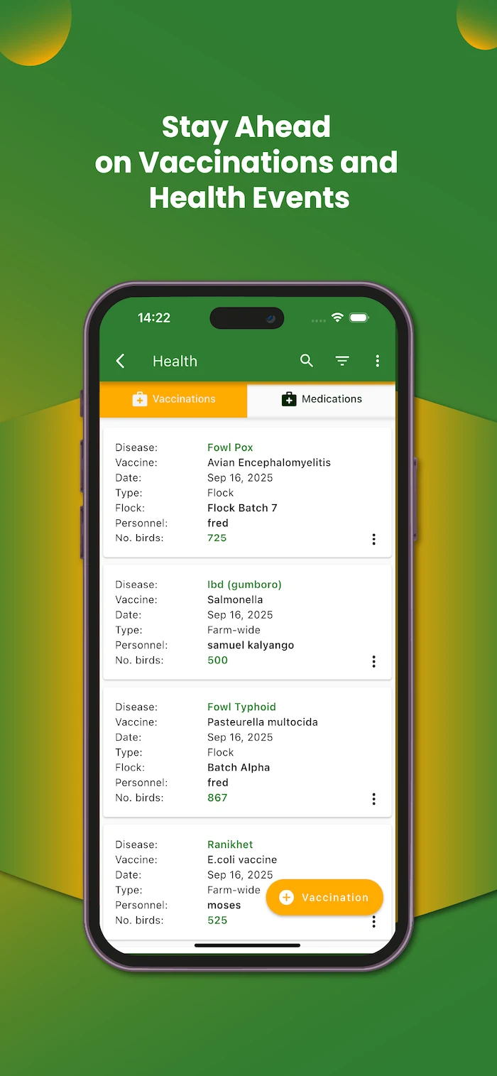 My Poultry Manager - Farm app screenshot