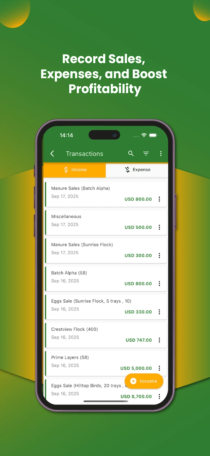 My Poultry Manager - Farm app screenshot