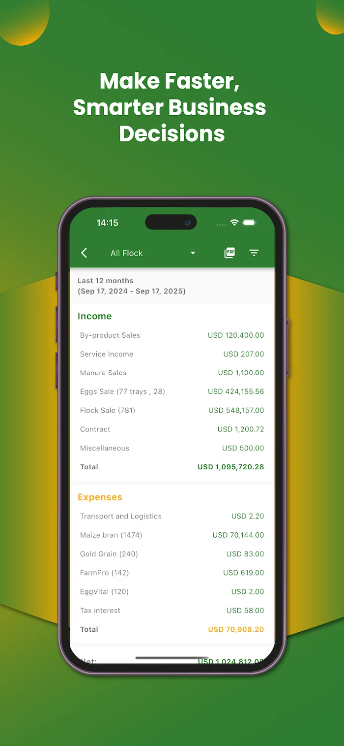 My Poultry Manager - Farm app screenshot